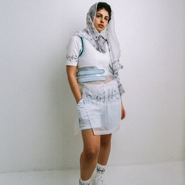 RUKHA Sheer Top/Dress WHITE