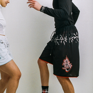 RUKHA Mesh Shorts Black