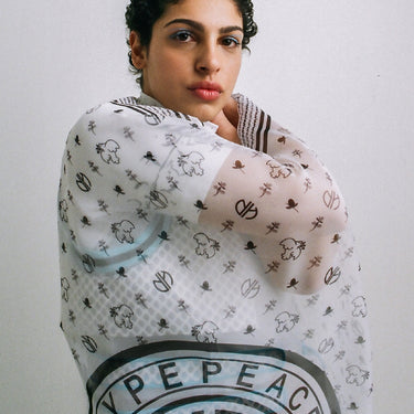 HP Peace Scarf (White)