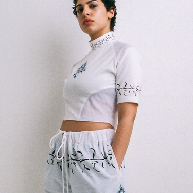 RUKHA Crop Top White