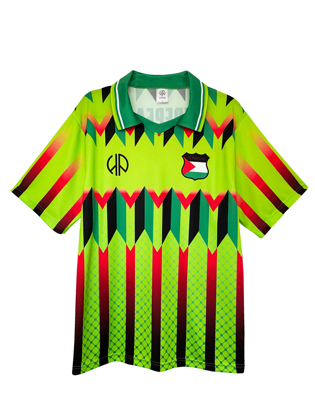 FC Palestina x HYPEPEACE Collab Away Neon Green