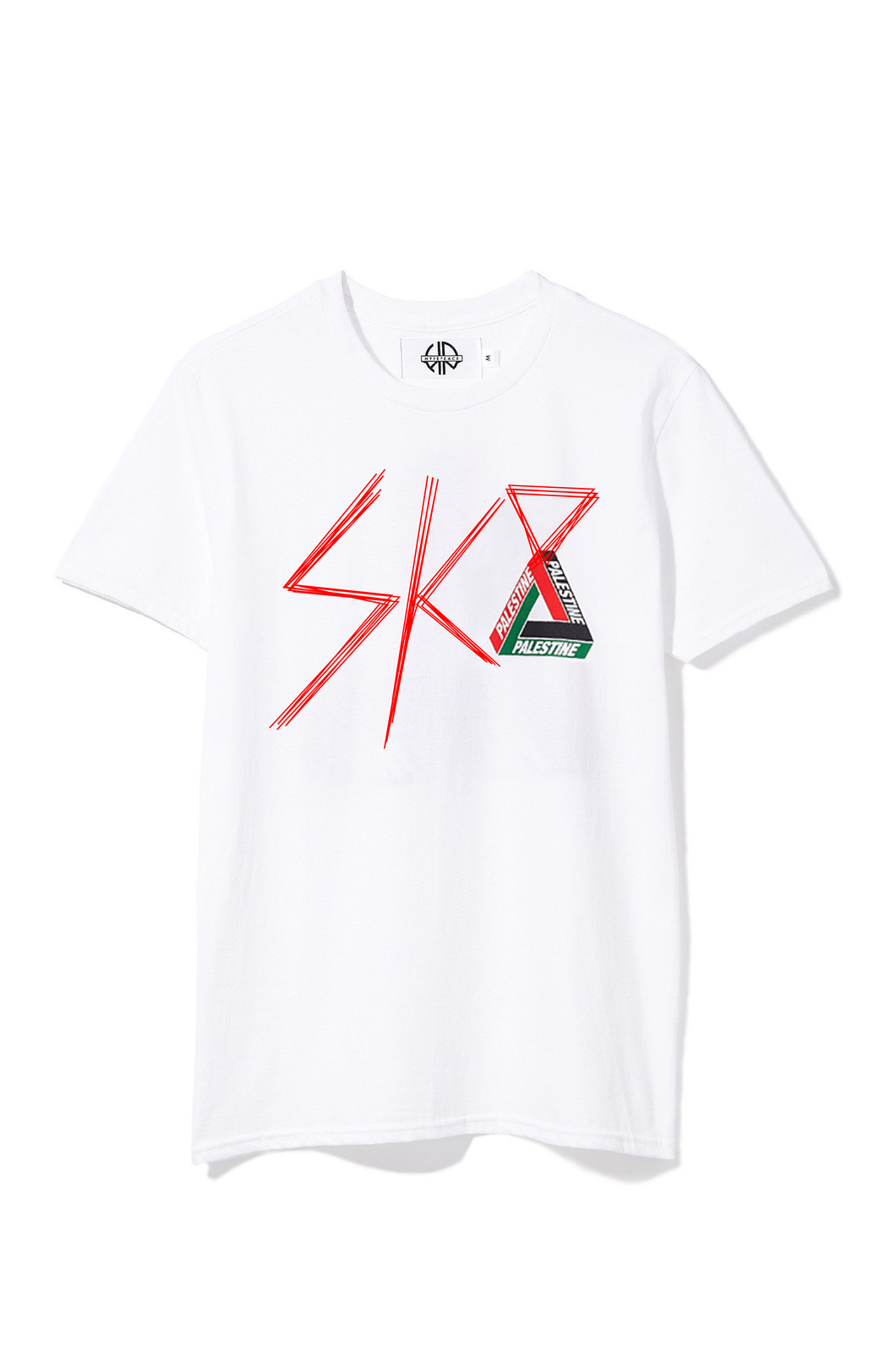 SK8 Palestine T-shirt (White)