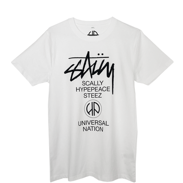Scally x HYPEPEACE Collab Universal Nation T-Shirt
